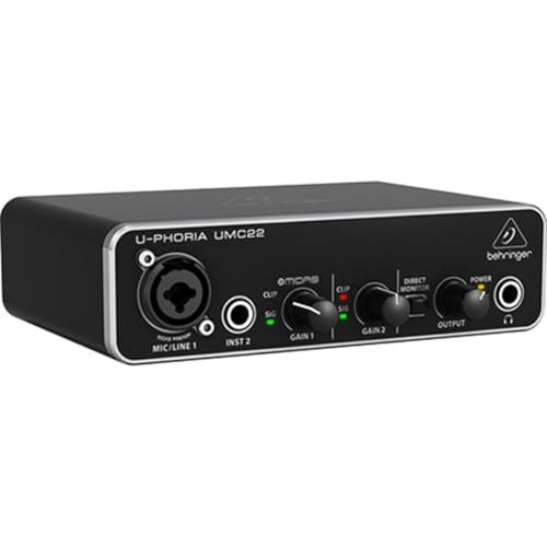 Best Price Square USB Audio Interface UMC22 by BEHRINGER