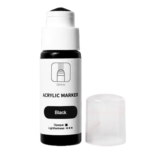 Generisch Graffiti-Marker, 18 mm, regenfest, kreativ, Graffiti-Marker, 60 ml, wasserdicht, robust, für alle Oberflächen, Wandbilder und Leinwand