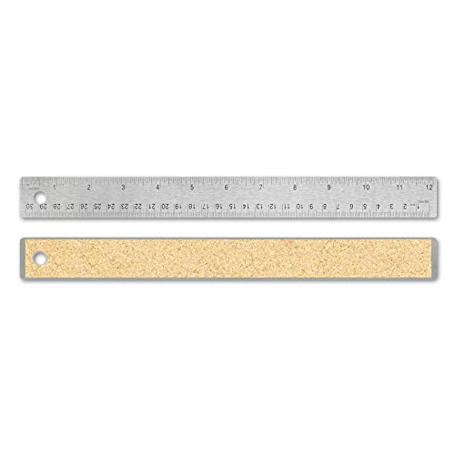 Alumicolor 8012 Stainless Steel Ruler, 12IN
