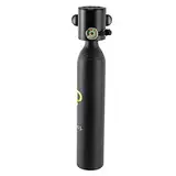 LANNADD Mini-Tauchflasche, Mit 0,5-Liter-Tank Mit 5 Bis 10-Minuten-Sauerstoffflasche Tauchausrüstung Tragbare Tauchausrüstung, für Freizeittauchen Flussrettung Tauchpraxis und Schnorcheln