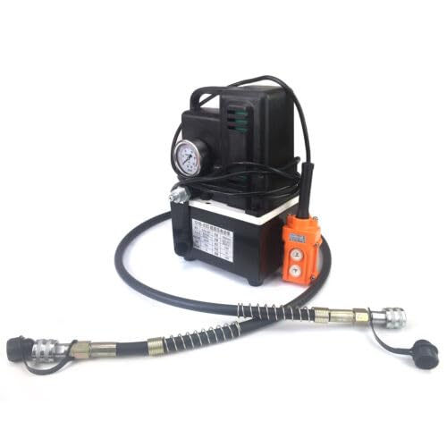 Elektrische Hydraulikpumpe Hydraulikaggregat Mit Manuelle Ventil Elektrisch Angetriebene Elektrohydraulik Pumpe elektrohydraulische Pumpen Hochdruck-Hydrauliköl-Elektropumpe 220V 1200W 3700R/Min