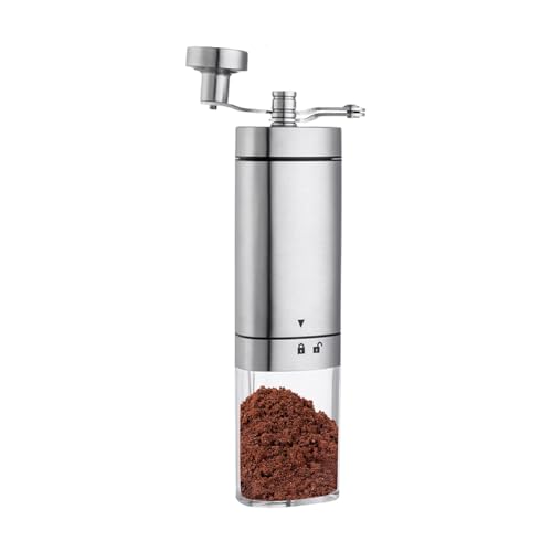 Manuelle Kaffeemühle | Hochpräzises Edelstahl-Hand-Kaffeemühle-Werkzeug | kompakt multifunktional für die Arbeit zu Hause Reisen Camping