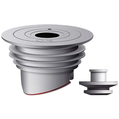 Waschmaschine Abfluss Adapter, Waschmaschinen Rohrdichtung, Waschmaschine Abfluss Dichtung, Abflussrohr Dichtung Schlauch, Geruchshemmender Bodenablauf-Rückflussverhinderer, 60-65mm