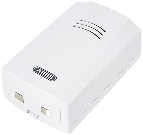 ABUS Wassermelder HSWM10000 - warnt bei Wasserschäden in Küche, Bad, Keller - 85 dB lauter Wasseralarm - Batterie austauschbar Weiss