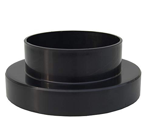 Parotec Anschlussadapter für Dachlüfter Einfache und Dichte Montage von Entlüftungskaminen Entlüfter Dachlüfter Anschlussrohr Reduktion Langlebig und Robust 150 mm auf 110 mm