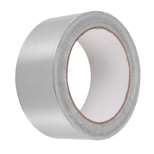 Homoyoyo 1 Rolle Isolierband Aluminiumfolie Hochtemperaturbeständig Selbstklebendes Dichtband für Rohrreparaturen und Abdichtungen Effektive Wärmeisolierung für Heizungsanlagen und Diy