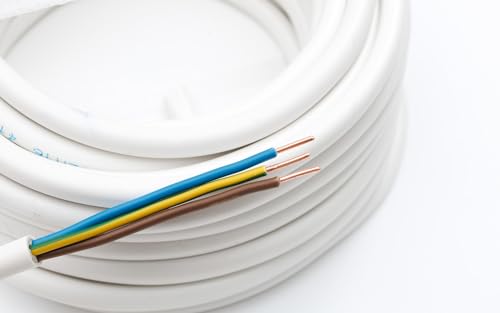 Elpar Hochleistungs-Stromkabel NYM-J, 3 x 1.5 mm² - Robust, Flexibel, Sicherheitsgeprüft, Energiesparend, Langlebig (5 m)