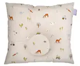 Babydorm Präventivkissen EasyDorm Babykopfkissen Kinderkopfkissen Babykissen (Größe II, Ponyhof)