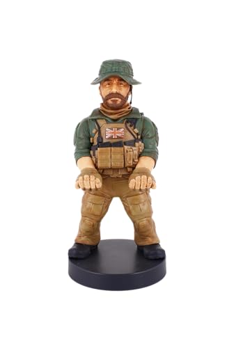 Cable Guys - Call of Duty Captain Price Gaming Accessories Holder & Phone Holder for Most Controller (Xbox Series X, PlayStation PS5, Nintendo Switch) & Phone (iPhone, Google Pixel, Samsung)