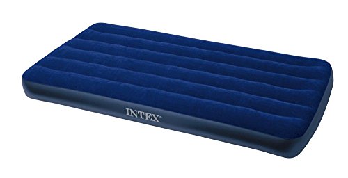 Intex 68757 – Classic Downy Twin Einzelmatratze, PVC, Blau, 99 x 191 x 25 cm