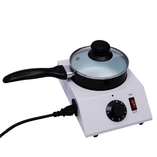 Elektroschokolade Schmelztiegel 40 W Schokoladen Schmelztopf Set Schokoladenschmelzer Keramik-Antihaft-Topf für DIY-Schokoladenladen ideal für Heimanwender