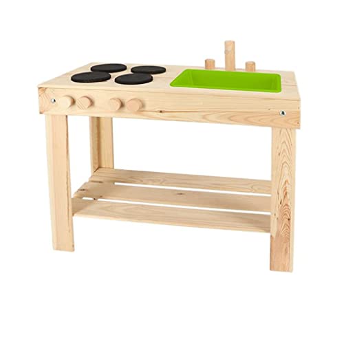 Pflanzen Kölle Outdoorküche für Kinder, Holz, ca. 72 x 78 x 41 cm