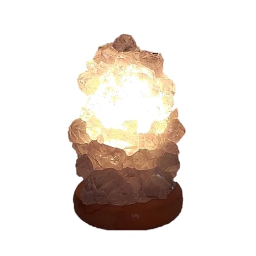 Amethyst Natur | Echte Lila Amethyst Stein Lampe | Amethyst Edelstein Cluster N198