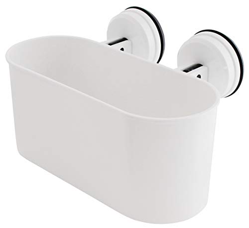 Eurotrail Badezimmer Organizer Saugnapf Halter mit Saugnapf Wohnwagen weiß