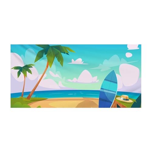150*75cm Sonne Strand Handtuch Mikrofaser Strand Handtuch Schwimmen Strand Handtuch Weiblich Männlich Mädchen Kinder Strand Handtuch Schwimmen produkte Strand Handtuch Schwarze Badehandtücher (A, A)