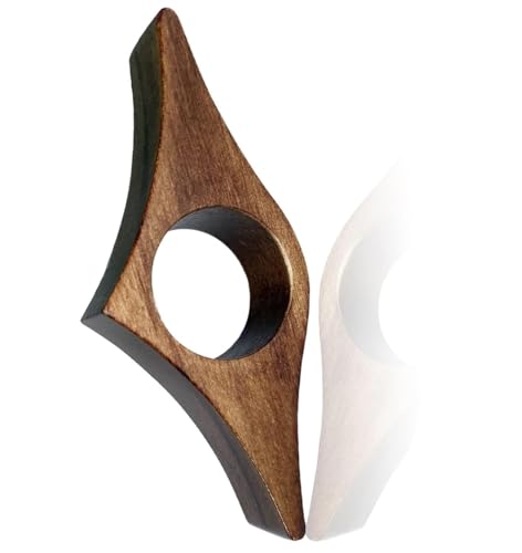 Buchseitenhalter 23 MM Buch Seitenhalter Daumen Handgemachtes Lesezeichen aus Walnuss Holz Lesezubehör Geschenke für Buchliebhaber Leseratten und Lehrer