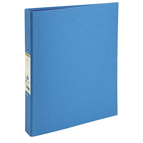 Exacompta 54982E Ringbuch Forever DIN A4 aus Recycling-Karton 2 Ringe 40mm breit hellblau ideal für Schule und Büro Ringhefter Ringordner Ringbuchordner