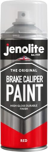 JENOLITE- Bremssattellack Rot. Bremssattelfarbe. Hitzefester Thermolack für Bremsklötze am Auto bis 300°C. Inhalt: 400ml