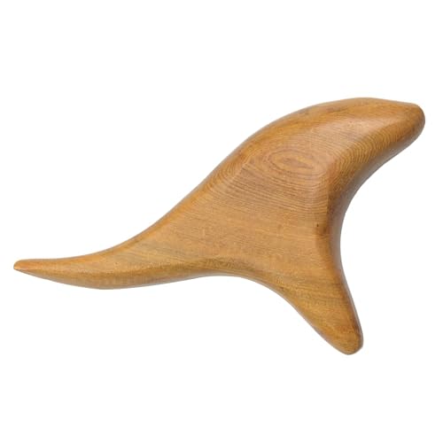 1-teiliges Massagegerät aus Holz, Massagezubehör, Fußmassagegerät, Physiotherapie-Zubehör, Selbstmassagegerät, leicht zu tragen(rohe Holzfarbe)