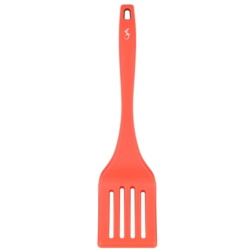 LURCH 240063 Smart Tool Pfannenwender UV ProTech Oberflächenveredelung Silikon mit Nylonkern 32,5cm, Wild Berry