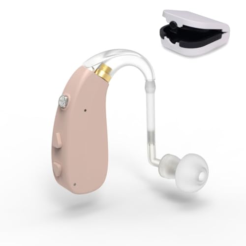 Mobiclinic®, Hörverstärker, Ear plus 1, Wiederaufladbar, 5 lautstärkestufen, 360° schwenkbar für beide ohren, 3 lärmreduzierungsmodi, Leicht, Tragbar, Inkl. ohrstöpsel und nachfüllpackungen