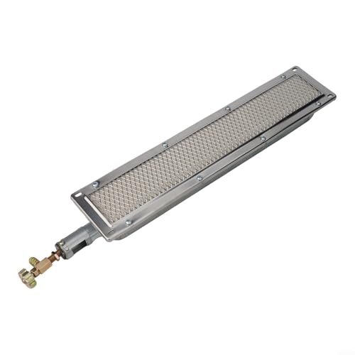 BBQ Infrarot Keramik Seitenbrenner Gasgrill Ersatzteil für Outdoor Kochen Grillen Catering Fischgeschäfte Handgebrüht Huhn Reis Cracker Kekse Getrocknete Tintenfische Landwirtschaft (44 x 9,5 cm)