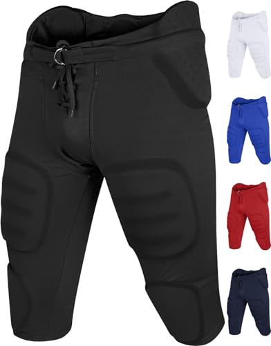 Penveer Fußballhose für Jugendliche, integrierte Sicherheitshose, bequem, für Jungen, Schwarz, Mittel