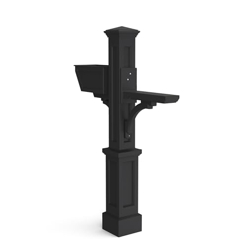 44 5830-bk Westbrook (Plus Mailbox Post, schwarz von 44
