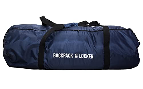 Backpack Locker - Rucksackhülle für Flugreisen mit Vorhängeschloss - Anti-Diebstahl & Schutz (Blau, 55-75 Liter)