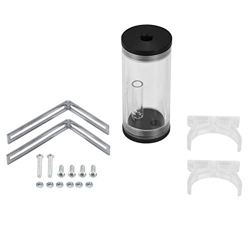 Richer-R G1/4 Gewinde Zylinder Reservoir Tank, 50 mm Durchmesser PC Flüssigkeit Wasserkühlung Volloffene Zylinder Wasserbehälter Tank Kit für PC Wasserkühlung