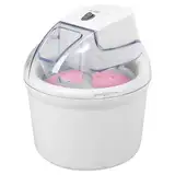 Clatronic Eismaschine | bis zu 1500 ml | Sorbet, Eiscreme, Frozen Joghurt | Zubereitungszeit: 20-40 Minuten | Inkl. Rezeptvorschläge | Nachfüllöffnung | Speiseeisbereiter mit Kältespeicher | ICM 3764