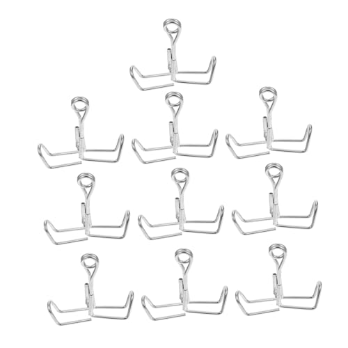 SOLUSTRE 10 Stk Quellwasserstopp-clip Schlauchklemme Für Labor Schlauchventile Schlauchschellen Rohrschellen-kit Wein Bierflasche Schlauchschelle Steuerrohrclip Kohlenstoffstahl Verzinkt