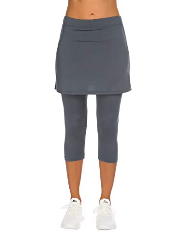 Balancora Hosenrock Damen Sportswear-Röcke 2 in 1 Golfkleidung Laufskort für Frauen Mädchen Tennisrock mit Leggings