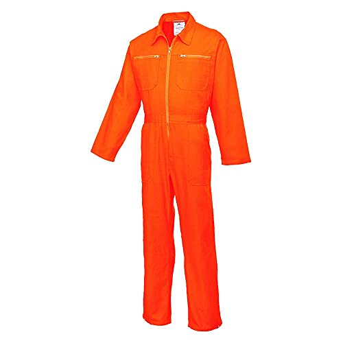 Portwest Baumwoll Overall, Größe: S, Farbe: Orange, C811ORRS