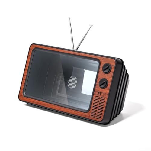 Holen Sie sich das Kinoerlebnis mit einer Retro-30,5 cm (12 Zoll) HD-Bildschirmlupe (antikes Redwood)