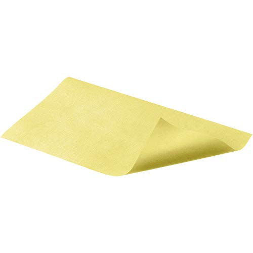 Wellsamed Trayauflage, Trayeinlagen für Normtrays, Traypapier, Filterpapier, 28 x 36 cm, 250 Blatt, gelb