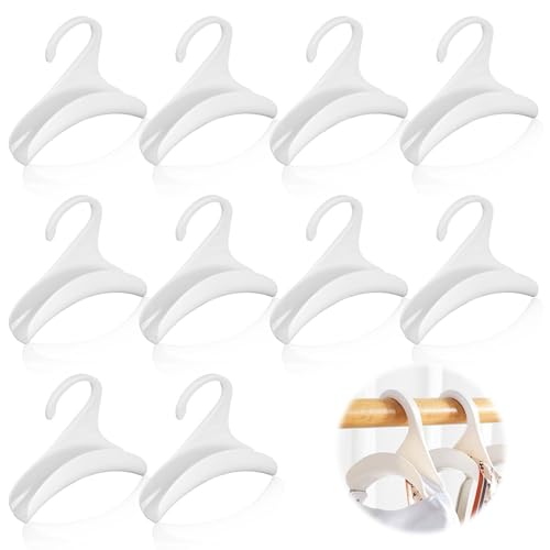 10 Stück Handtasche Kleiderbügel Haken Schrank, Taschen Haken Kleiderstange PP Handtaschenhaken, Handtaschen Halter Kleiderschrank Hutständer Kleiderbügel Organizer Haken für Taschen Rucksäcke
