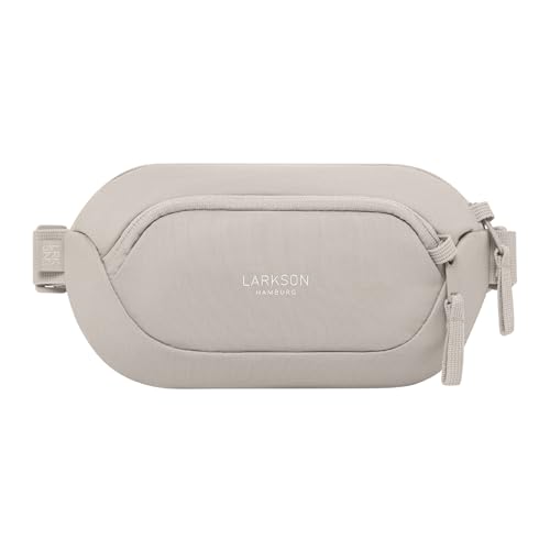 Larkson Sling Bag Herren & Damen Beige - Helge - Anti Diebstahl Umhängetasche mit RFID Blocker - Crossbody Bag Bauchtasche für Alltag & Reisen - Mesh Polsterung - Wasserabweisend