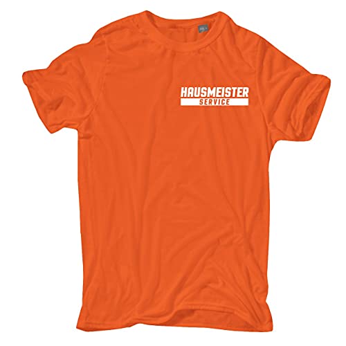 Herren T-Shirt Hausmeister Service Haus Beruf Firma Arbeitssachen Größe S - 5XL