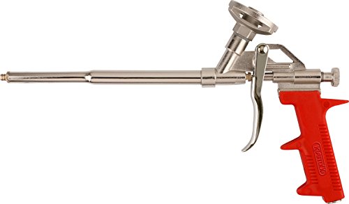 kwb PU-Bauschaumpistole aus Metall - Profi-Dosierpistole für Bauschaum Dosen - Mit ergonomischem Kunststoffgriff