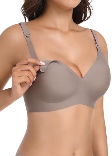 Kohentact Still BH Nahtlos Seamless ohne Bügel Bra für Damen Drahtlos Komfort Schwangerschaft Schlaf