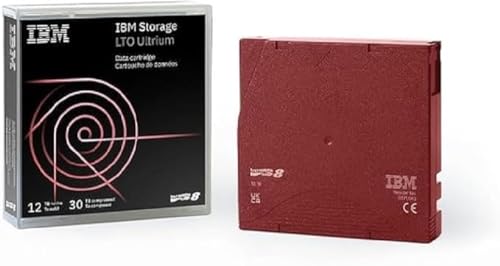 IBM LTO8 Ultrium 12TB/30TB RW Data Cartridge, 01PL041