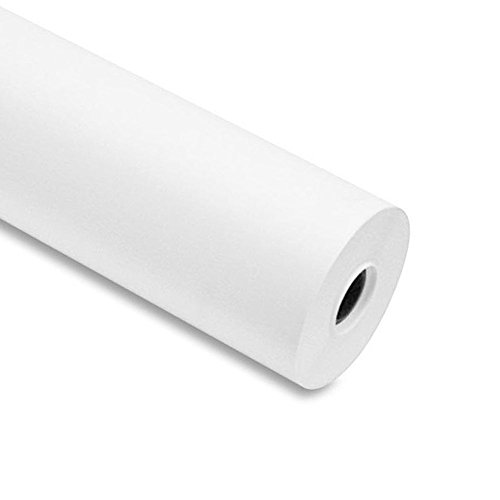 Plotter-Rolle 91,4 cm x 50 m, 90 g/m2, Kern 50, weißes Papier, A0 für HP und Epson Plotter