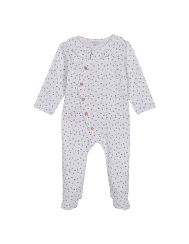 Gocco Baby-Mädchen Pijama Largo FLORECITAS Pyjamaset, Blanco roto, Regular