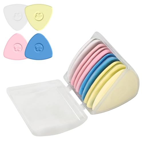 YOURKAY Schneiderkreide, 10 PCS Nähkreide Stoffkreide Dreieckschneiderkreide, Stoffmarkierungskreide, zum Schneidern, Nähen, Herstellen, Stoffmarkieren DIY-Kleidungsherstellung (4 Farben)