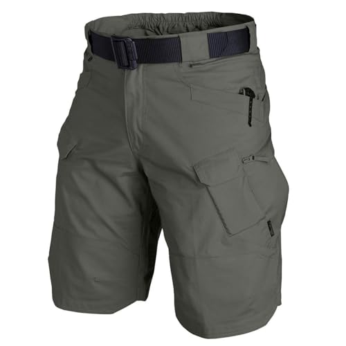 Generisch Warehouse Deals Angebote, Übergröße Bermuda Mann Taschen Military Baggy 3/4 Mens Shorts Jorts Kurz Cotton Große Größen Trekking Jeans Bermuda Herren Kurze Hose Cargo Herren L