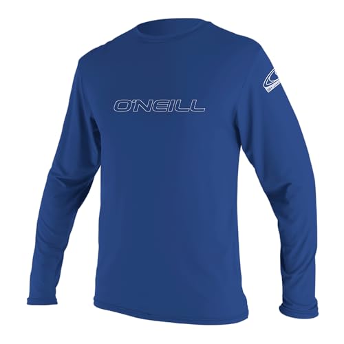 O'Neill Wetsuits Herren Basic Skins L/S Rash Tee Vest, Pacific, M