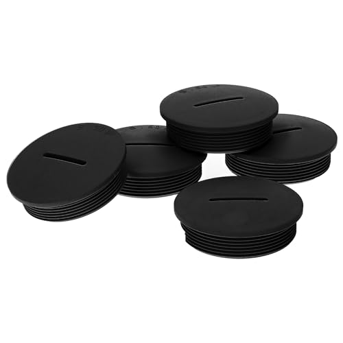 5 Stück Kalitec G4520220 M20 Blindstopfen Kunststoff rund schwarz I 26mm Durchmesser I M20 Blindstopfen Set I Staub und wasserdicht I IP65