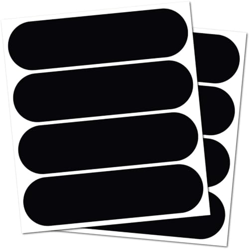 2 x Set Reflektierende Aufkleber für Motorradhelm, Universal Retro Fahrrad Aufkleber Reflektoren Helm Helmaufkleber Reflektierend, Schwarz Reflektor Nacht Sichtbarkeit Signalisierung für Motorrad (A)