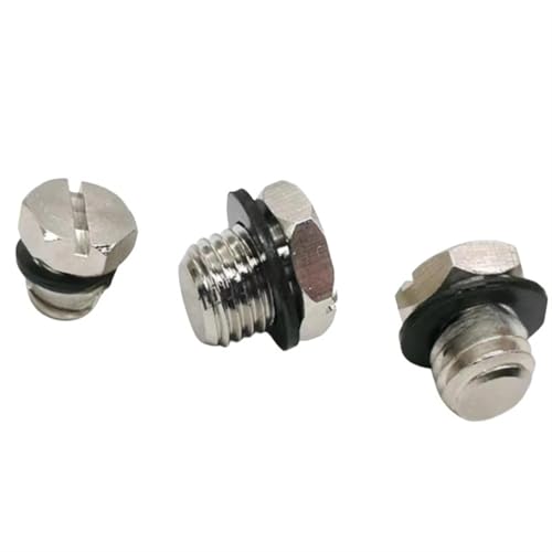Sechs Winkelstecker Außengewinde Ring Dichtstopfen M3 M4/5 10St(M-4P)